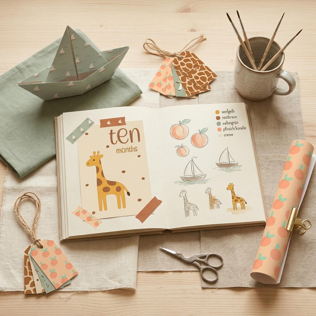 Boho Safari Handmade Label Freebie - Printable Stiker Sheet + Cricut PNG Boho Safari Handmade Label Freebie